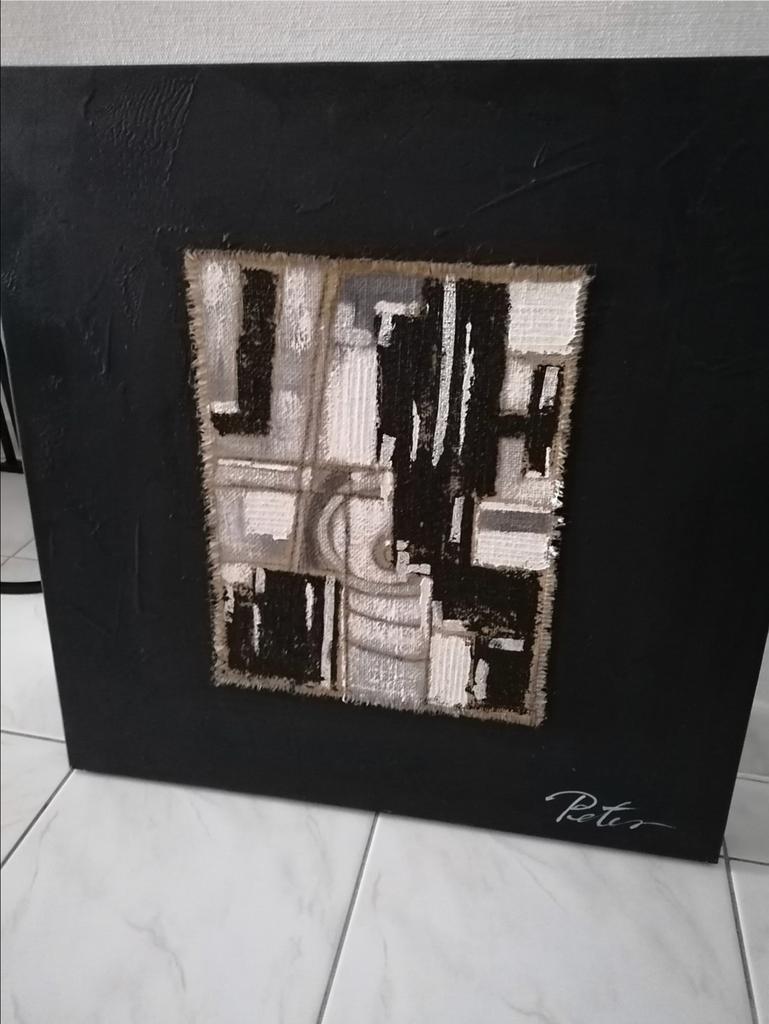 Zeer mooi en nette canvas schilderij. Afmeting 60/60, Huis en Inrichting, Woonaccessoires | Schilderijen, Tekeningen en Foto's