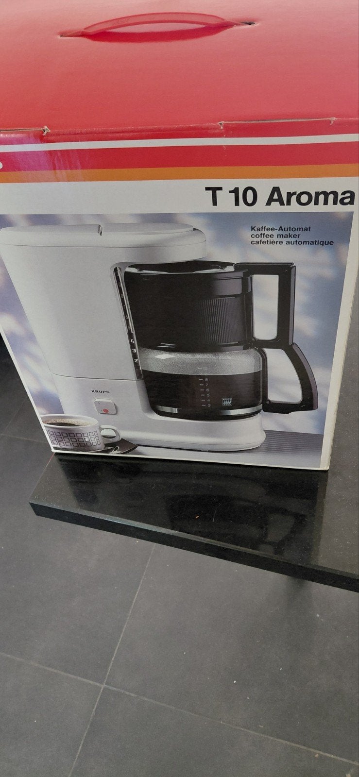 koffiezet Krups 1.4 liter Nieuw!! weg door overlijden, Elektronische apparatuur, 1 tot 2 liter, Ophalen, Nieuw, 1 snelheid