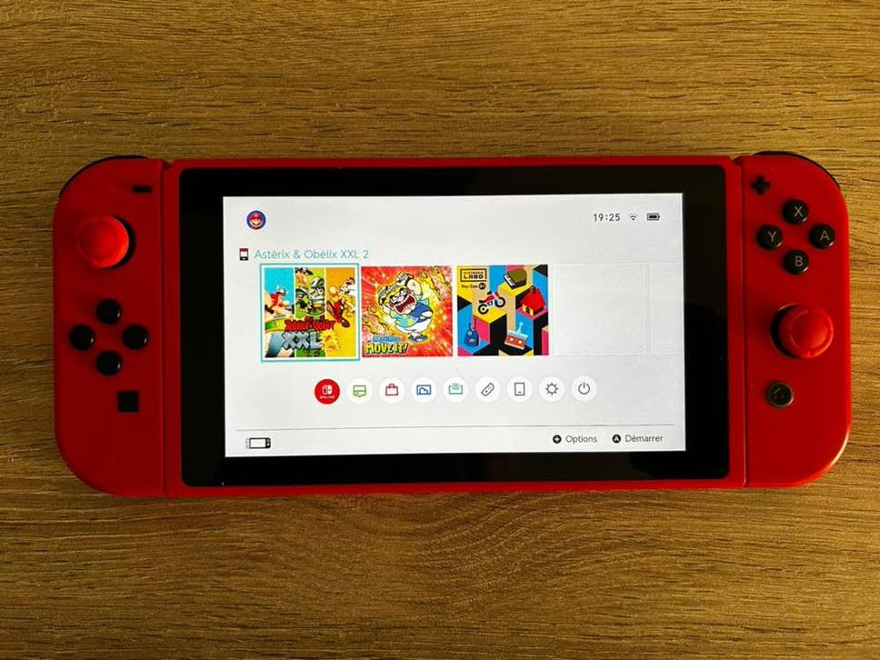 Nintendo Switch Rouge Édition Mario + Jeux …, Enlèvement, Utilisé