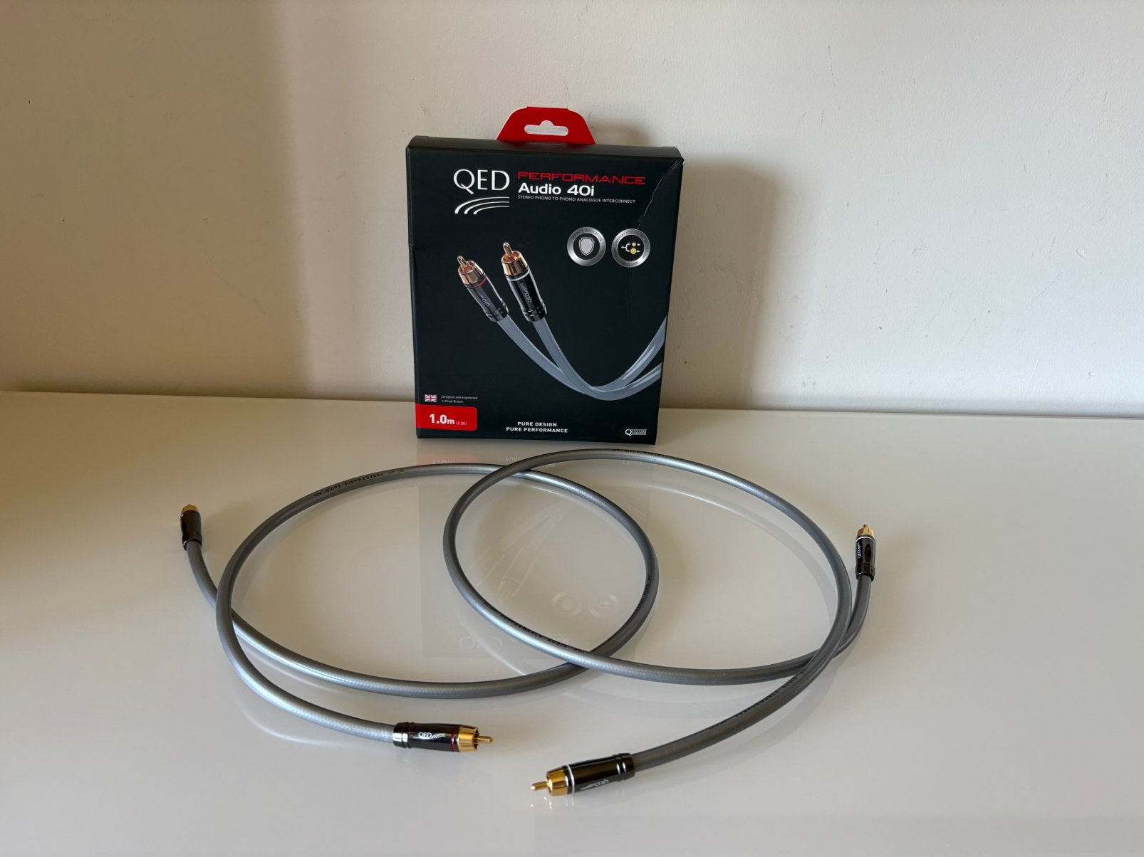 QED Performance Audio 40i RCA (1.0m), Audio, Tv en Foto, Audiokabels en Televisiekabels, Zo goed als nieuw, Interlink-kabel, Minder dan 2 meter