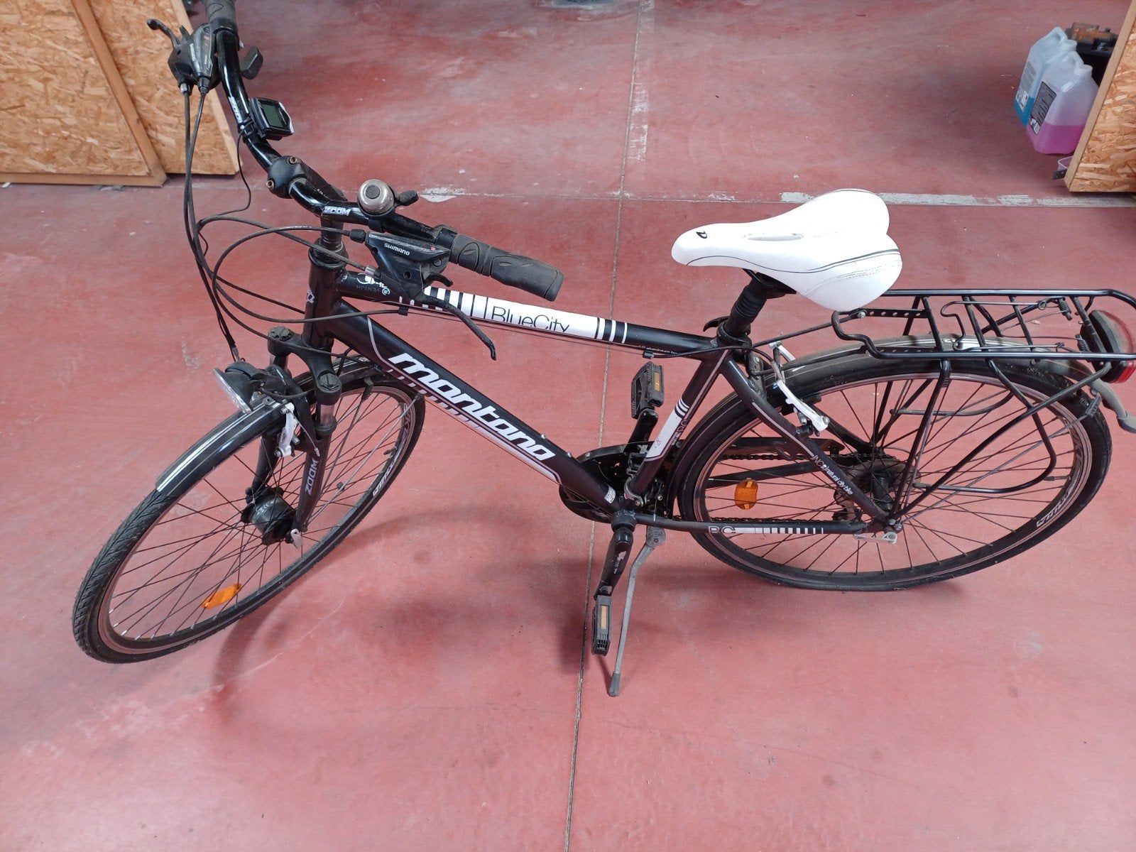 mannenfiets, Ophalen