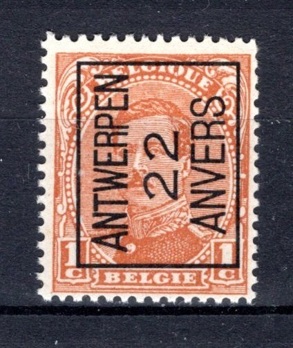 PRE54A-II MNH** 1922 - ANTWERPEN 22 ANVERS, Envoi, Non oblitéré, Neuf
