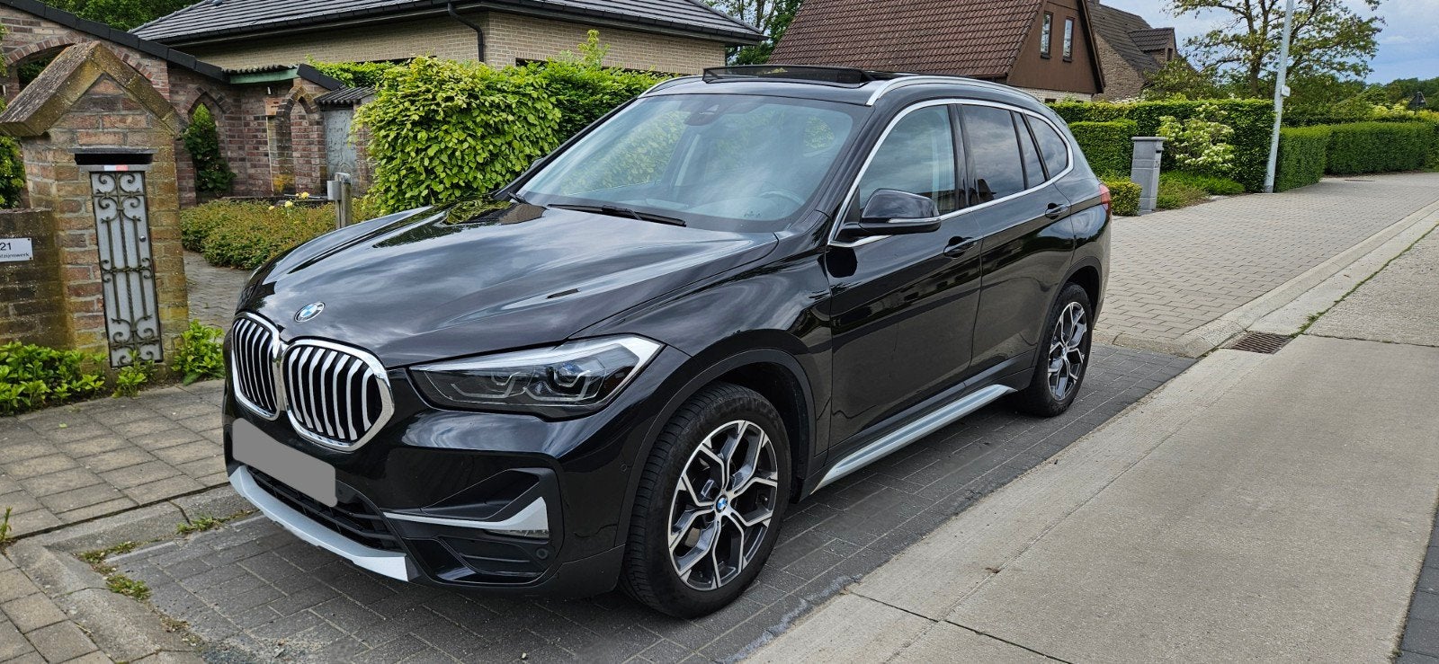 BMW X1 Automaat X-Line. Full Option., Auto's, BMW, Zwart, Leder, 1500 cc, Particulier