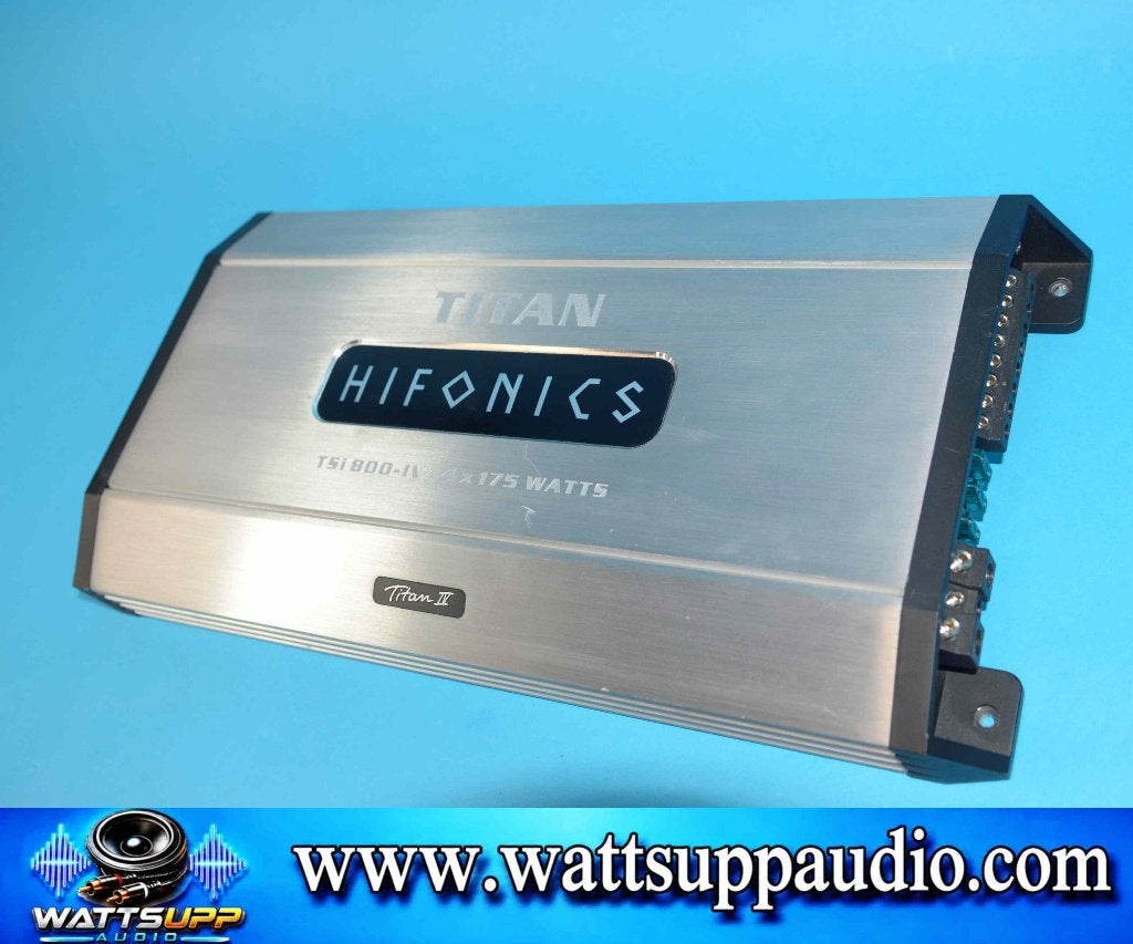 Hifonics TSi 800-IV Titan 4 kanaals versterker, Ophalen of Verzenden, Gebruikt