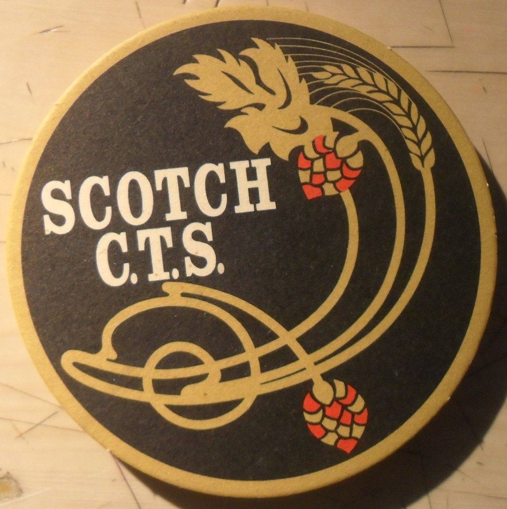 Sous-bock Scotch C.T.S., Collections, Enlèvement ou Envoi, Sous-bock