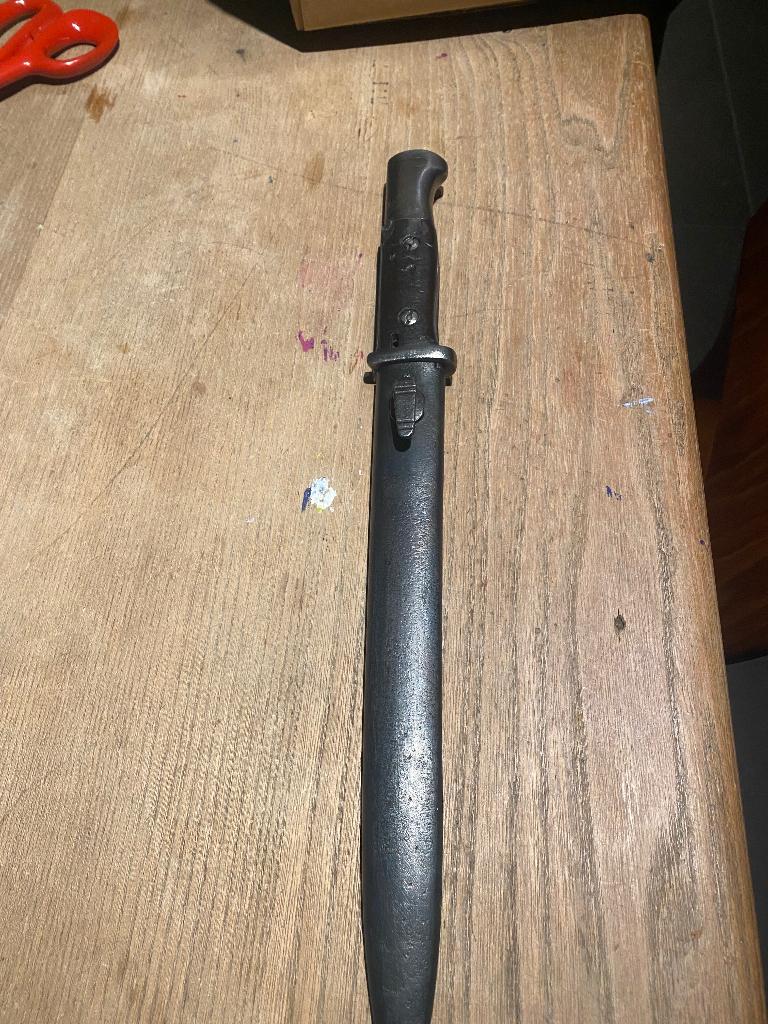 Duitse bajonet zaagtand, Verzamelen, Militaria | Tweede Wereldoorlog, Ophalen of Verzenden, Landmacht, Mes of Dolk