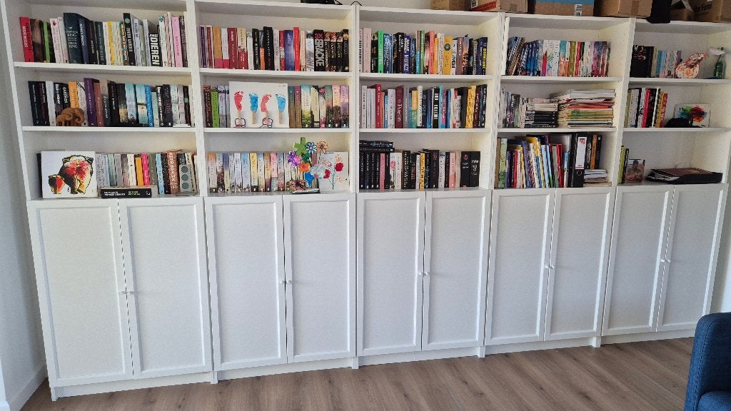 5x80cm Billy / Oxberg kasten wit, Huis en Inrichting, Ophalen, Kunststof, Met deur(en), 200 cm of meer