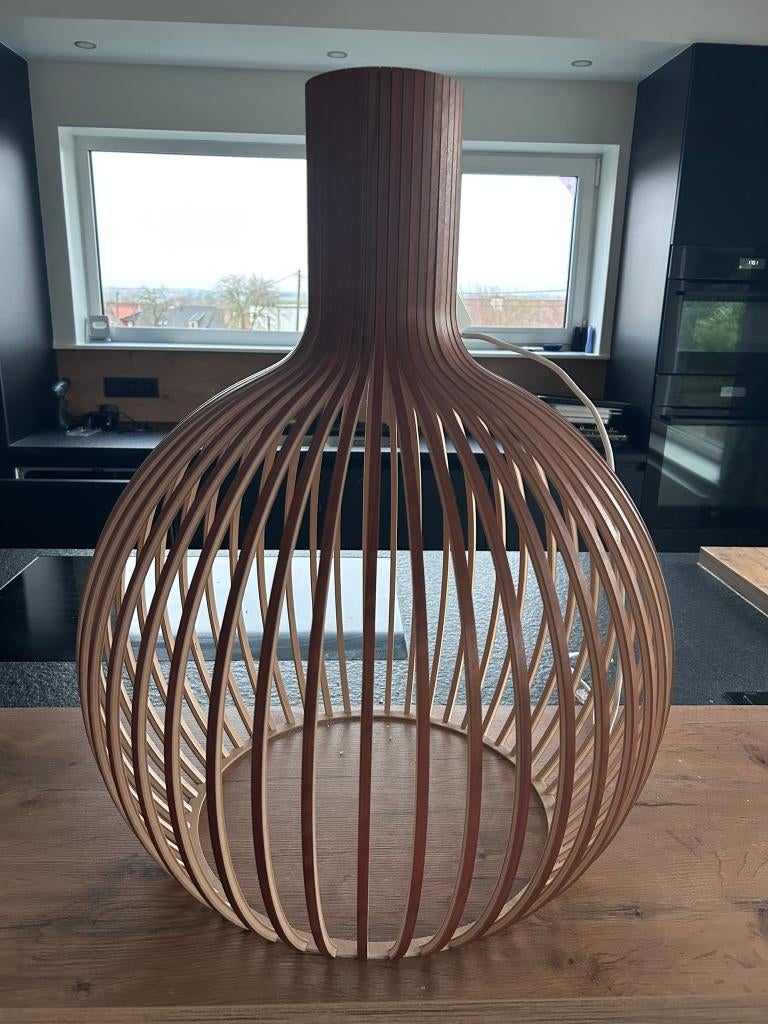 Secto Octo design lampen, Ophalen, Zo goed als nieuw, Hout