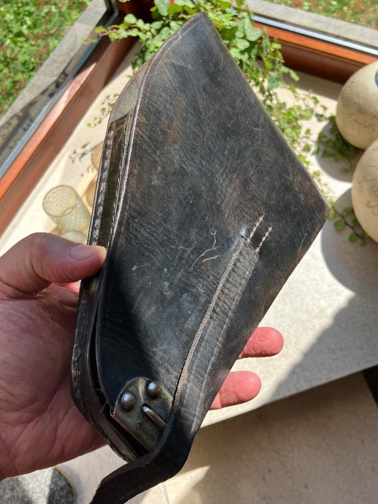 Holster en cuir - fn - GP 35, Collections, Enlèvement ou Envoi, Armée de terre, Autres types
