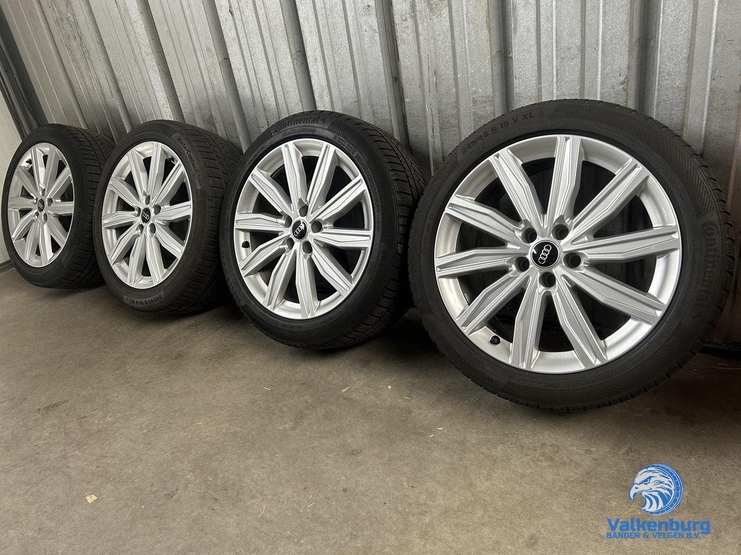 6-7mm! Originele Audi A6 C8 4K S-Line 19 inch velgen 5x112 w, 19 inch, -, -, Banden en Velgen