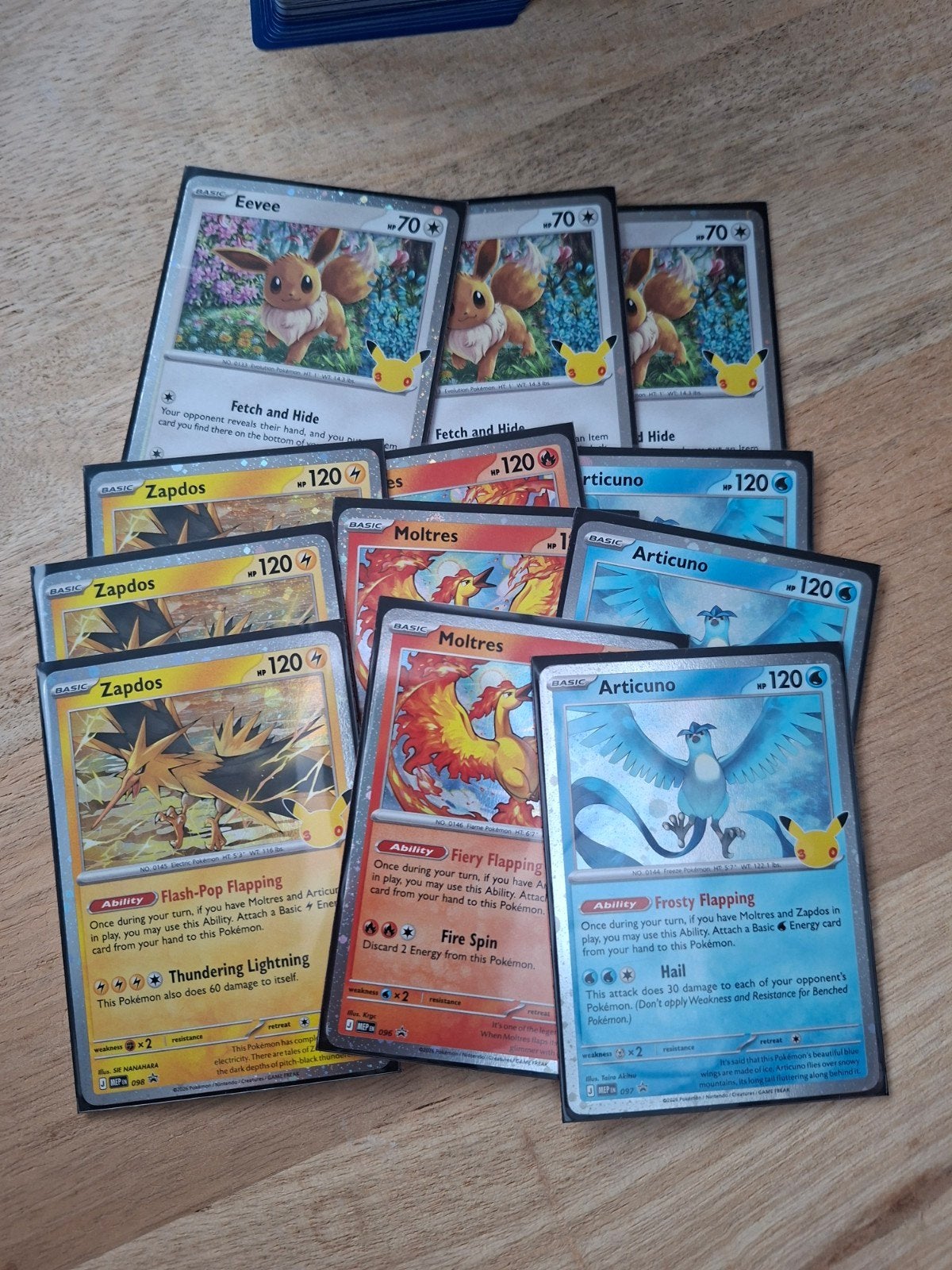 promo 30ans Anglais, Hobby & Loisirs créatifs, Enlèvement ou Envoi, Neuf, Cartes en vrac, Foil