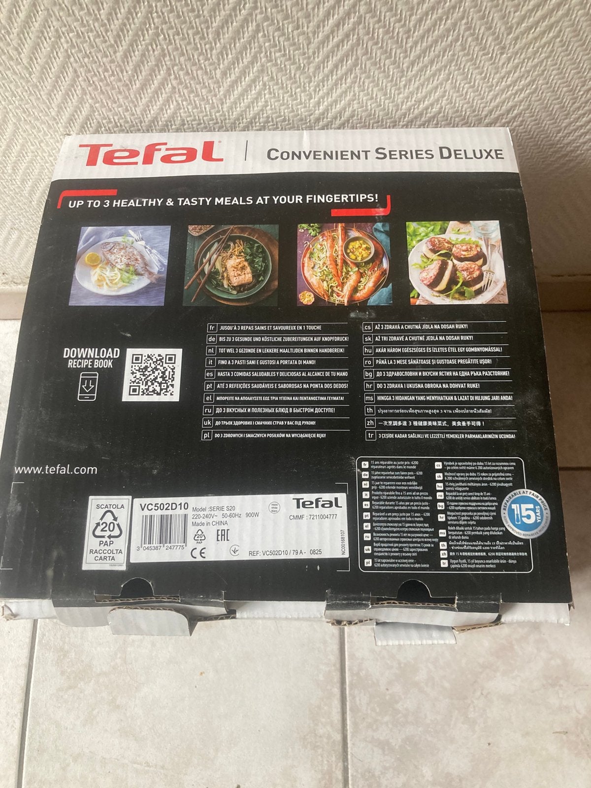 Stoomkoker Tefal Convenient series deluxe, Ophalen, Nieuw