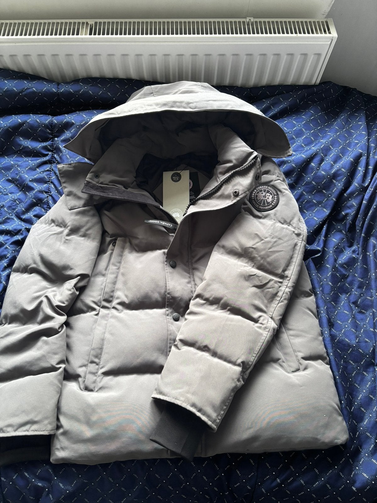Doudoune, Vêtements | Hommes, Vestes | Hiver, Enlèvement ou Envoi, Comme neuf, Taille 48/50 (M), Gris