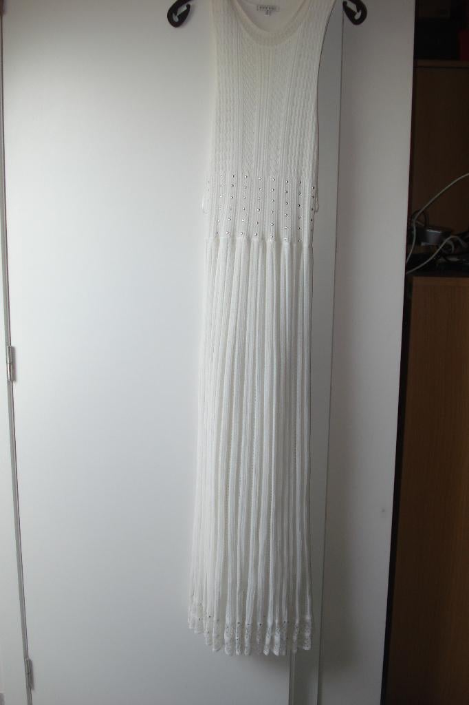 *VAL* Ronny Kobo lang kleedje, dames. mt M, Kleding | Dames, Jurken, Maat 38/40 (M), Wit, Ophalen of Verzenden, Gedragen