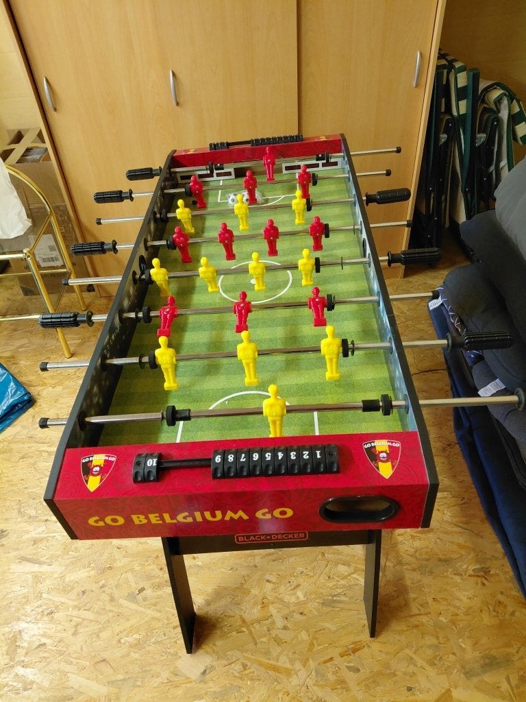 kindertafel voetbal spel, Enlèvement, Utilisé