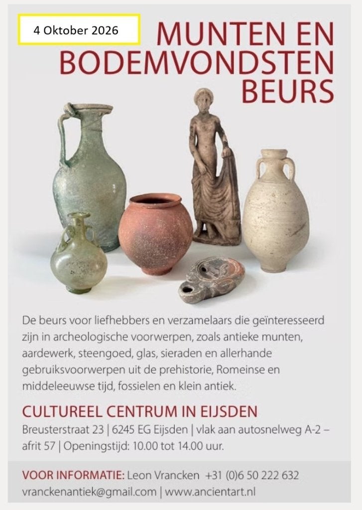 Archeologie beurs 4 Oktober , KOMT DAT ZIEN !!!!, Ophalen of Verzenden