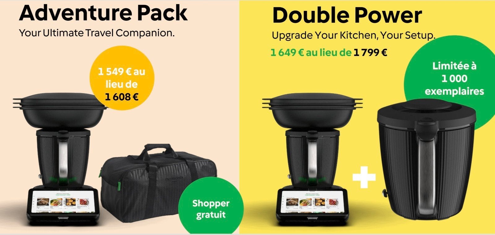 TM7+ 2e BOWL 1649€ 🤩 of TM7+transporttas 1549€ 🤩, Elektronische apparatuur, Nieuw, 3 snelheden of meer, Ophalen of Verzenden