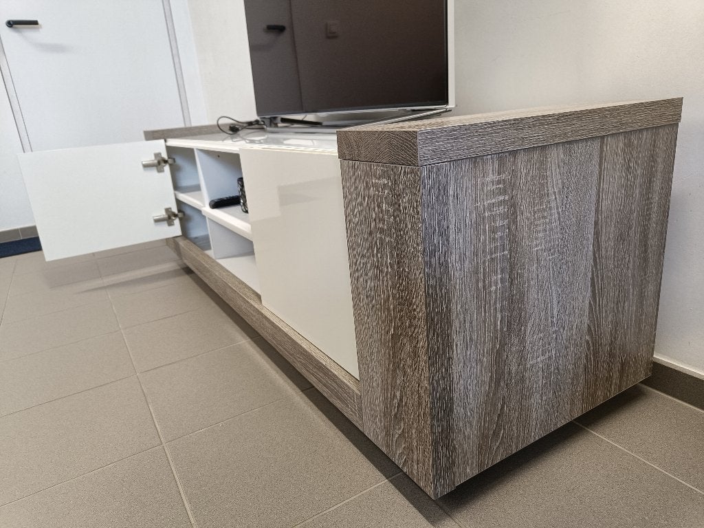 TV meubel, Maison & Meubles, Armoires | Mobilier de télévision, 25 à 50 cm, Autres essences de bois, Moins de 100 cm, 150 à 200 cm