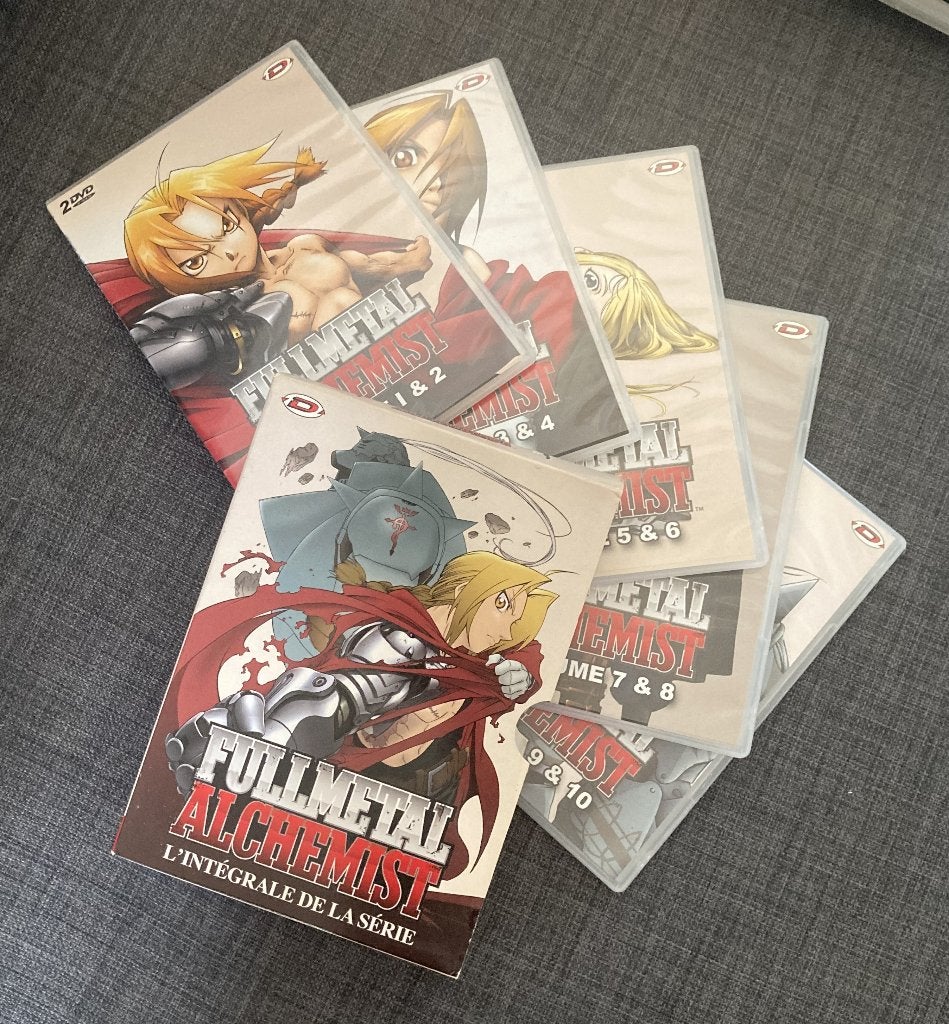 Manga L'intégrale de la série Fullmetal Alchemist 10 DVD, Anime (japonais), Enlèvement ou Envoi, Dessin animé, Coffret