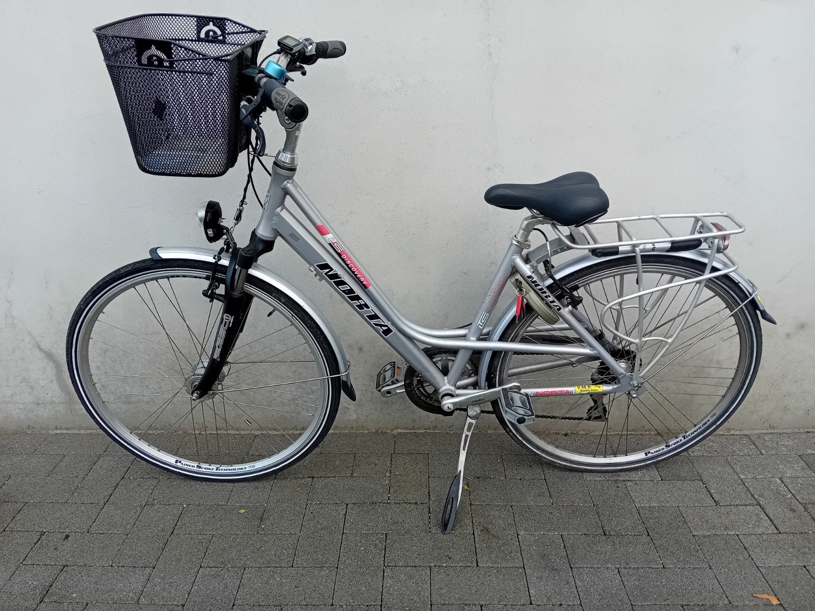 Meisjesfiets alu Norta Discovery 7speed 28inch maat 46 🚴‍♂️, Gebruikt, Velgrem, (Extra) lage instap, Minder dan 47 cm