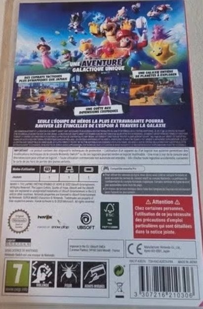 2 jeux nintendo switch originale authentique, Games en Spelcomputers, Avontuur en Actie, 2 spelers, Ophalen of Verzenden, Zo goed als nieuw