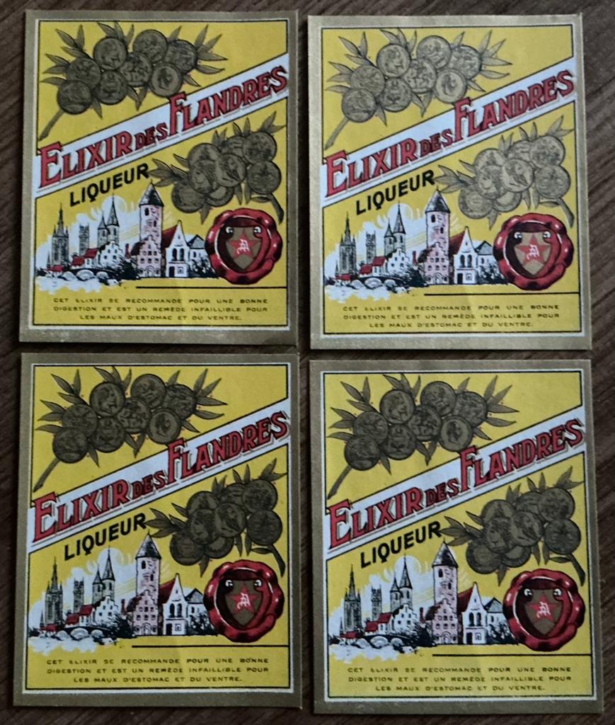 ÉLIXIR DES FLANDRES/LABELS, Enlèvement ou Envoi, Comme neuf, Autres types
