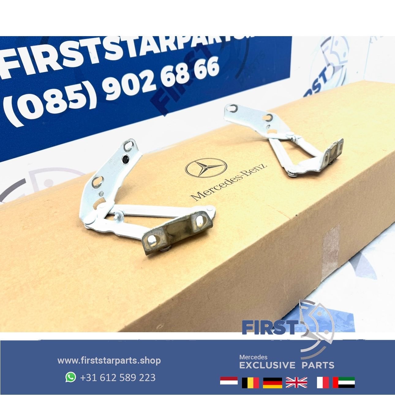 W906 MOTORKAP SCHARNIEREN SET Mercedes SPRINTER A9067500121, Utilisé, -, -, Enlèvement ou Envoi