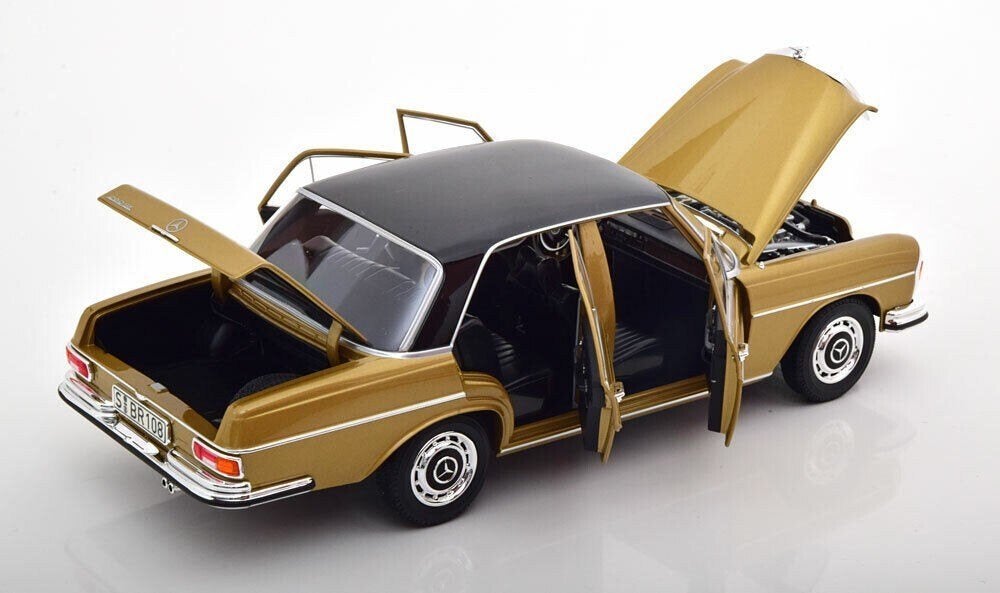 Miniatuur Mercedes Benz W108 280SE dealerbox Nieuw 1/18!, Hobby en Vrije tijd, Ophalen of Verzenden, Nieuw, Auto, Norev