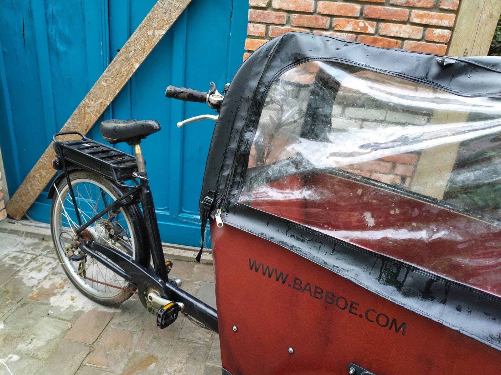 Bakfiets Babboe elektrisch, Fietsen en Brommers, Ophalen, Elektrisch