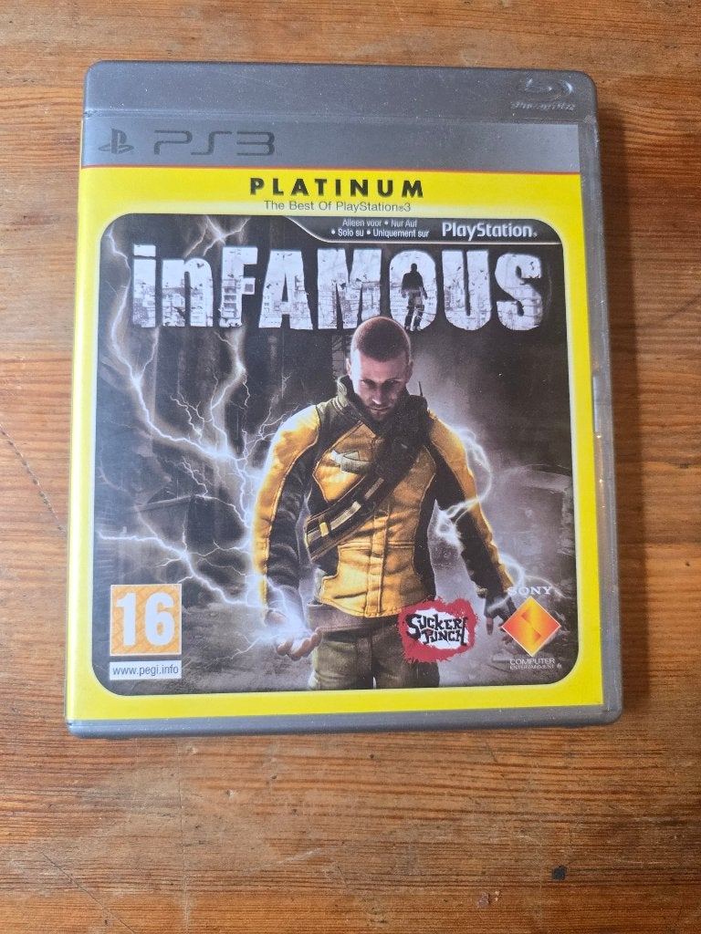infamous ps3 platinum, Consoles de jeu & Jeux vidéo, Consoles de jeu | Sony PlayStation 3, Enlèvement ou Envoi