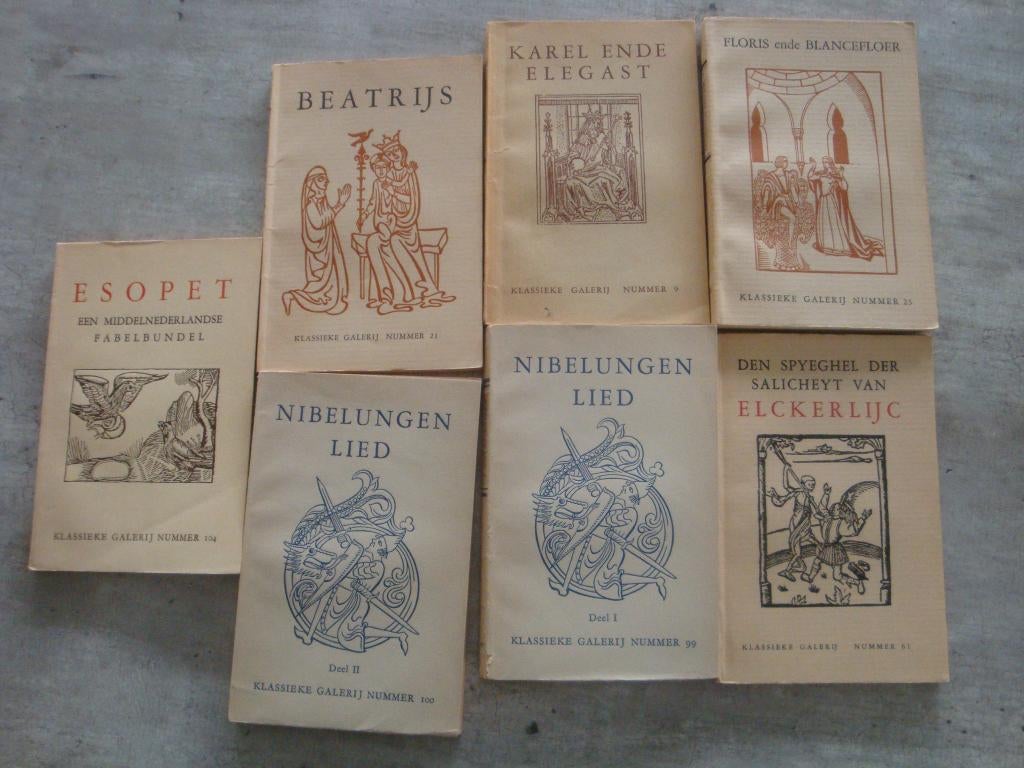LOT VAN 7 BOEKEN: KLASSIEKE GALLERIJ -ESOPET ..., Boeken, Ophalen of Verzenden, Gelezen, Nederland