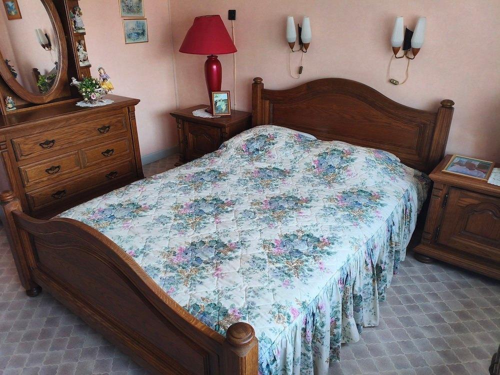 Chambre à coucher 2 personnes, Enlèvement, Comme neuf, Deux personnes, Ancien