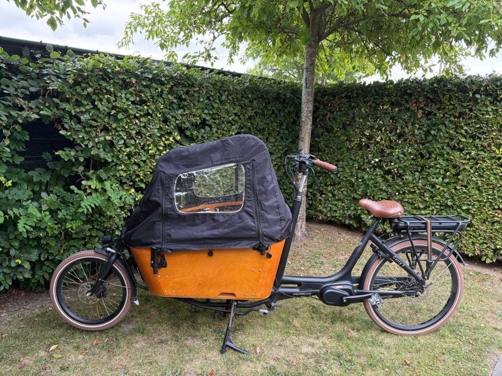 Elektrische bakfiets - Vogue Carry 2, 4 kinderen of meer, Huif, Zo goed als nieuw, Schijfrem