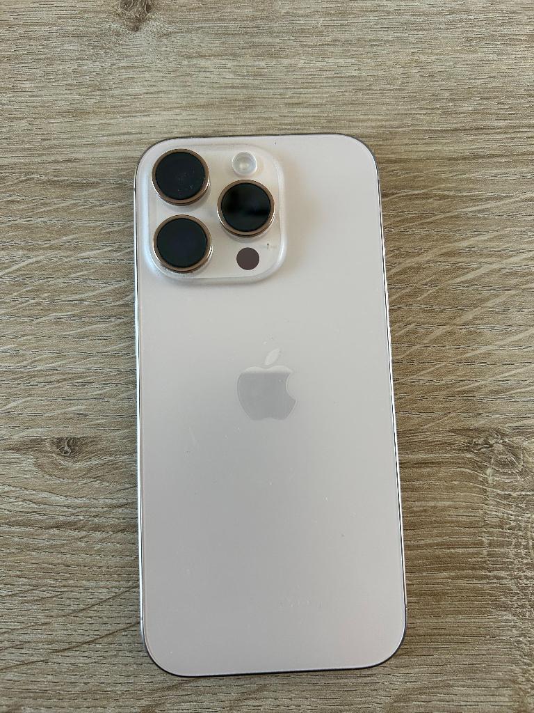 Iphone 16pro desert titanium, Telecommunicatie, Mobiele telefoons | Apple iPhone, 128 GB, Zo goed als nieuw, Zonder simlock, Zonder abonnement