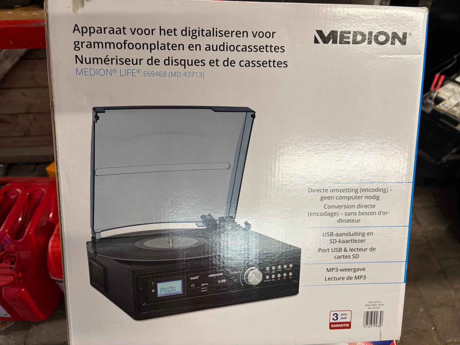 Muziek omzetten, Ophalen, Nieuw