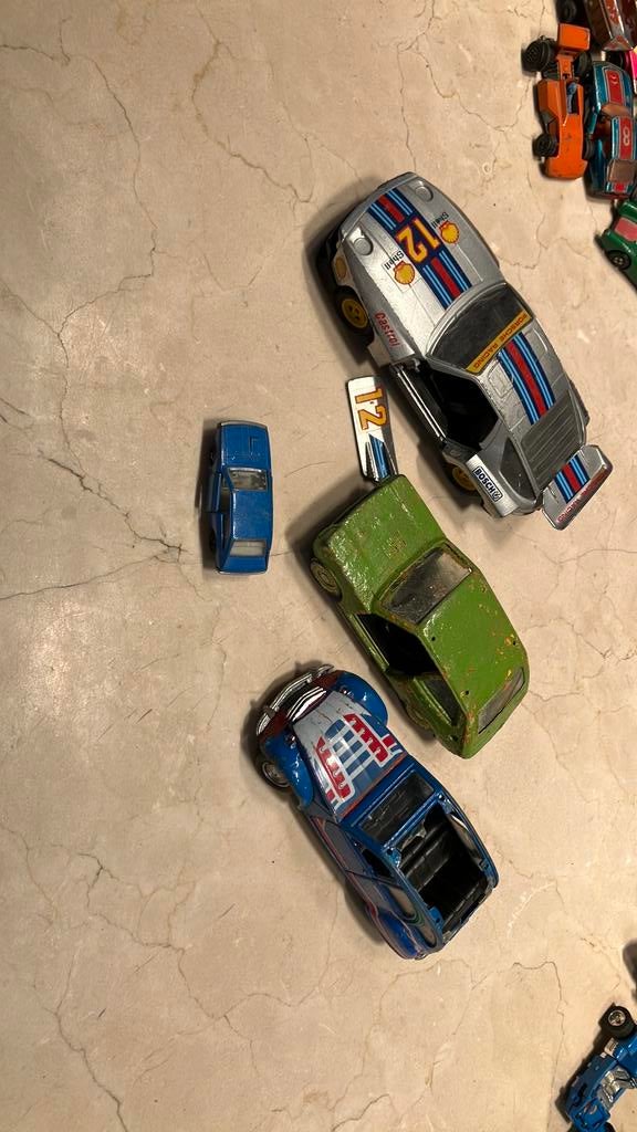 Polistil Porsche 2CV renault 15 fiat 127, Enlèvement ou Envoi, Utilisé