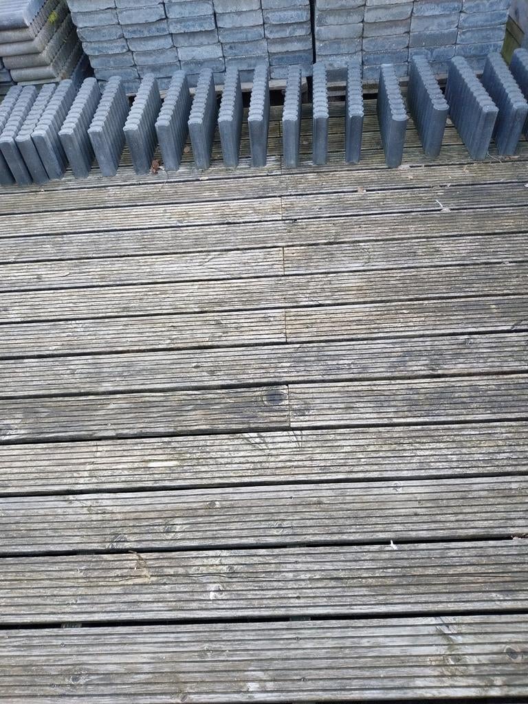 Boordstenen zwart, Tuin en Terras, Ophalen