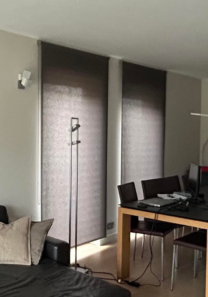 Rolgordijnen 2x 120cm + 2 GRATIS (160cm) grijs, Huis en Inrichting, Ophalen, Grijs