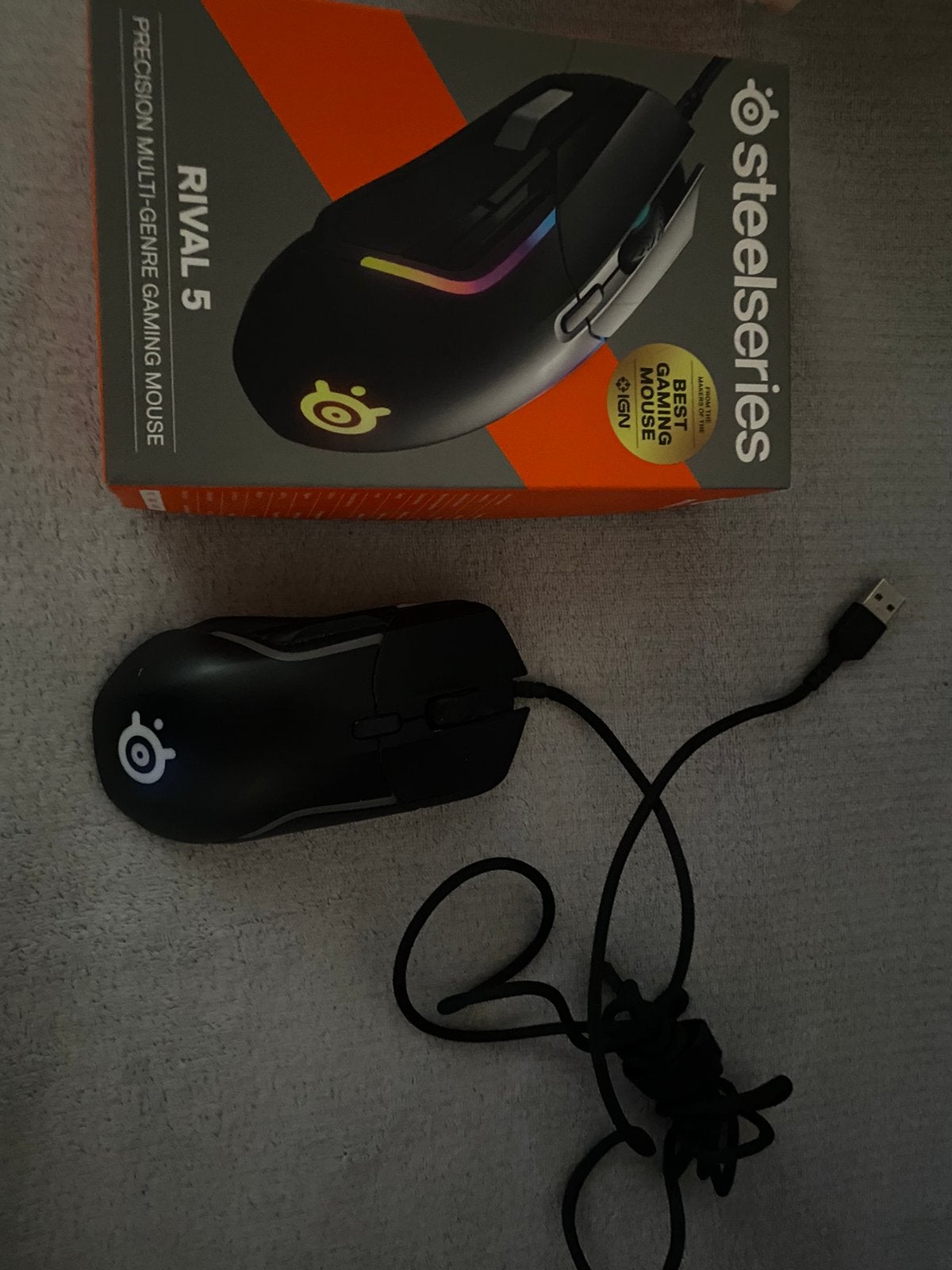 Steelseries RIVAL5, Rechtshandig, Muis, Gaming muis, Ophalen of Verzenden