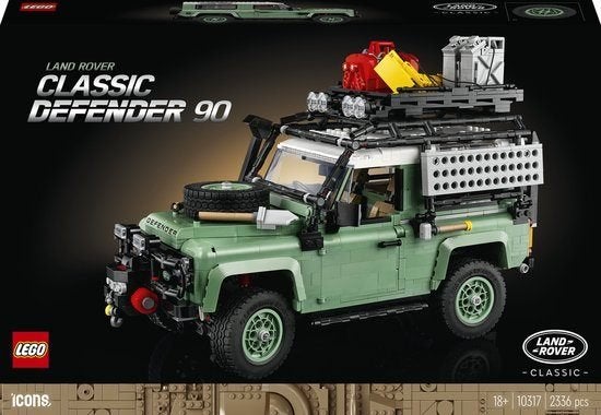 Lego 10317 Land Rover Classic Defender 90 Nieuw, Ophalen of Verzenden, Nieuw, Complete set, Lego