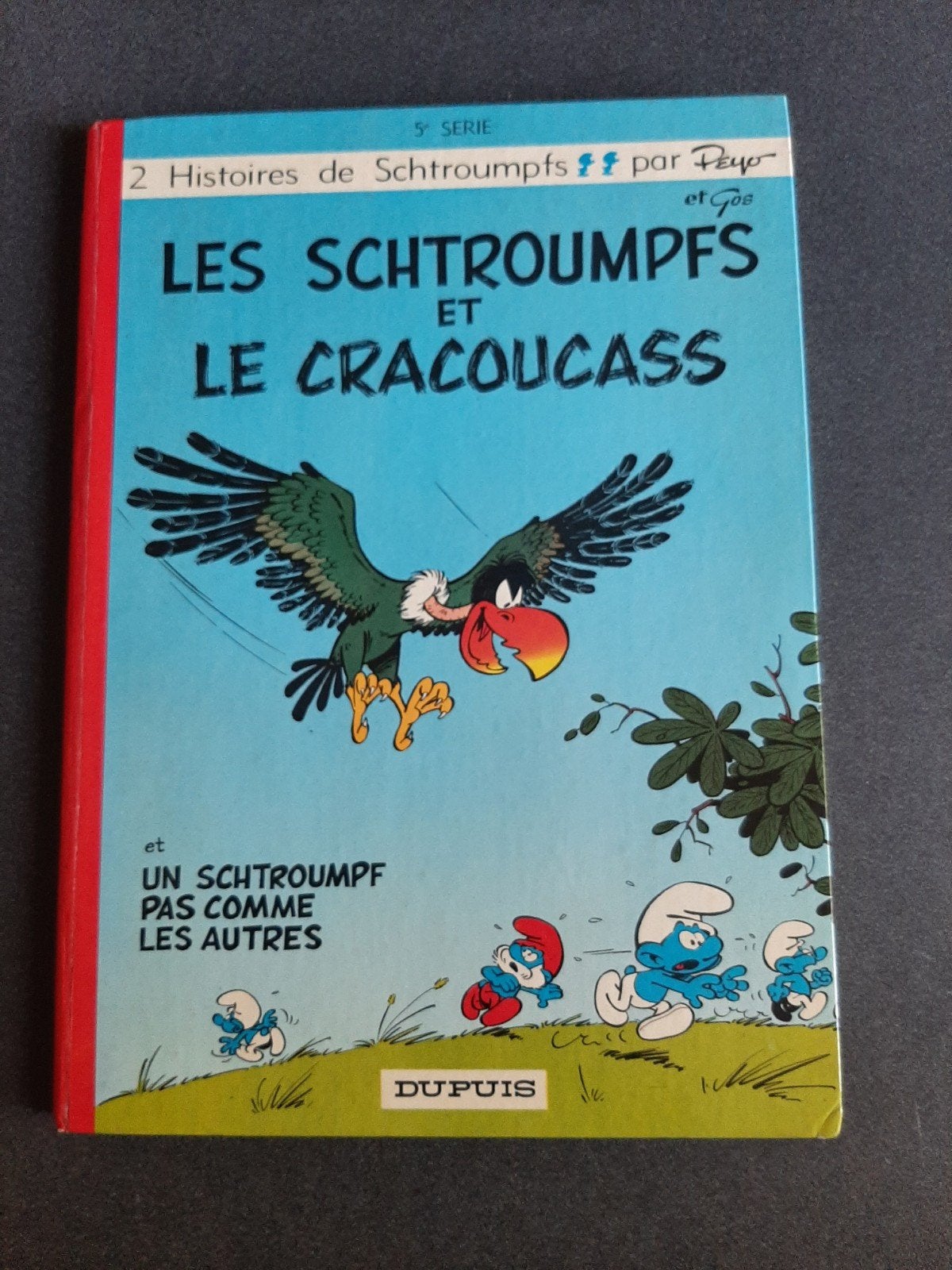 Schtroumpfs 5 : Les Schtroumpfs et le cracoucass EO 1969 TBE, Livres, BD, Enlèvement ou Envoi
