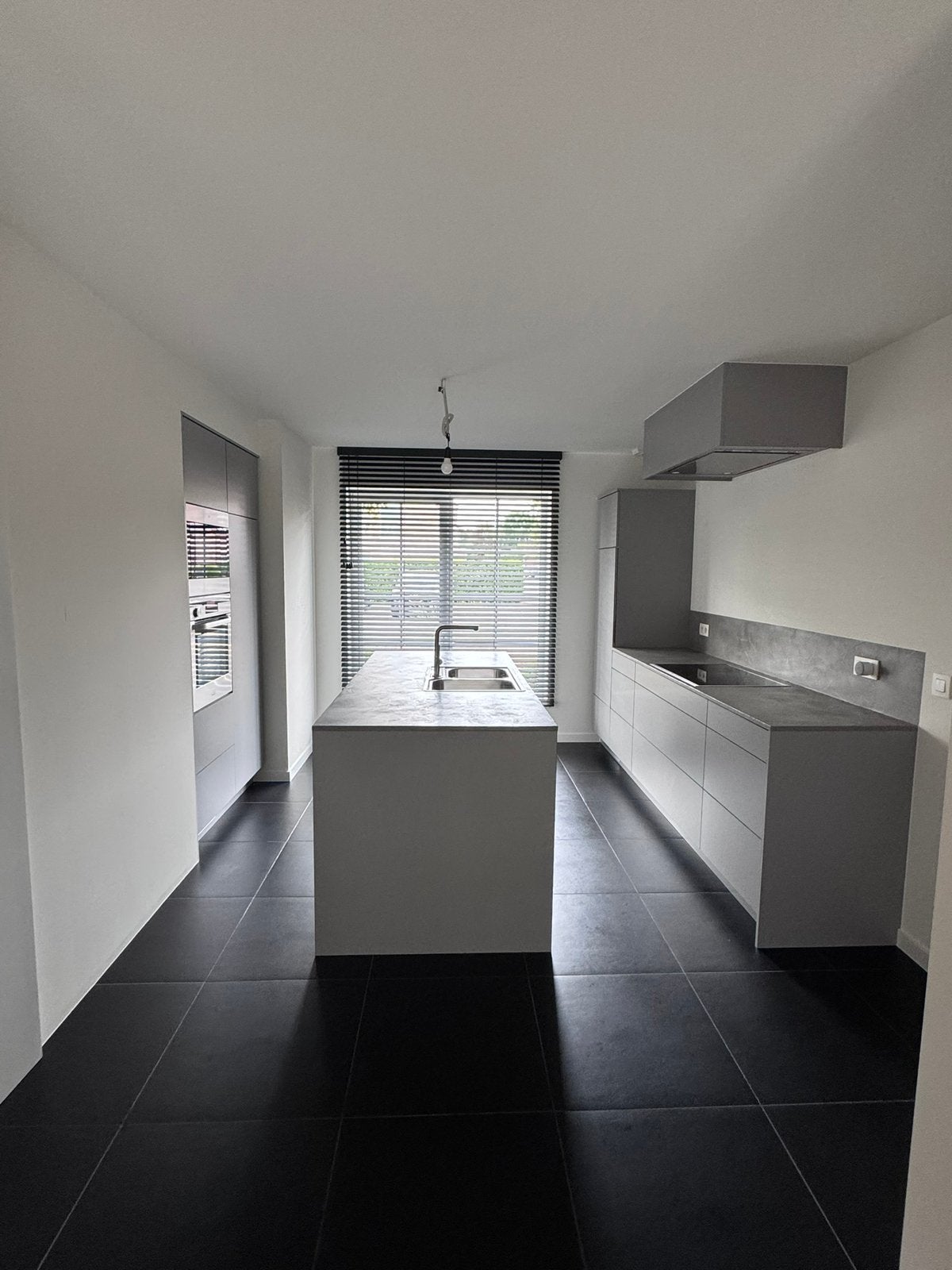 Keuken te koop, Sans poignée, Gris, Enlèvement, Autres matériaux