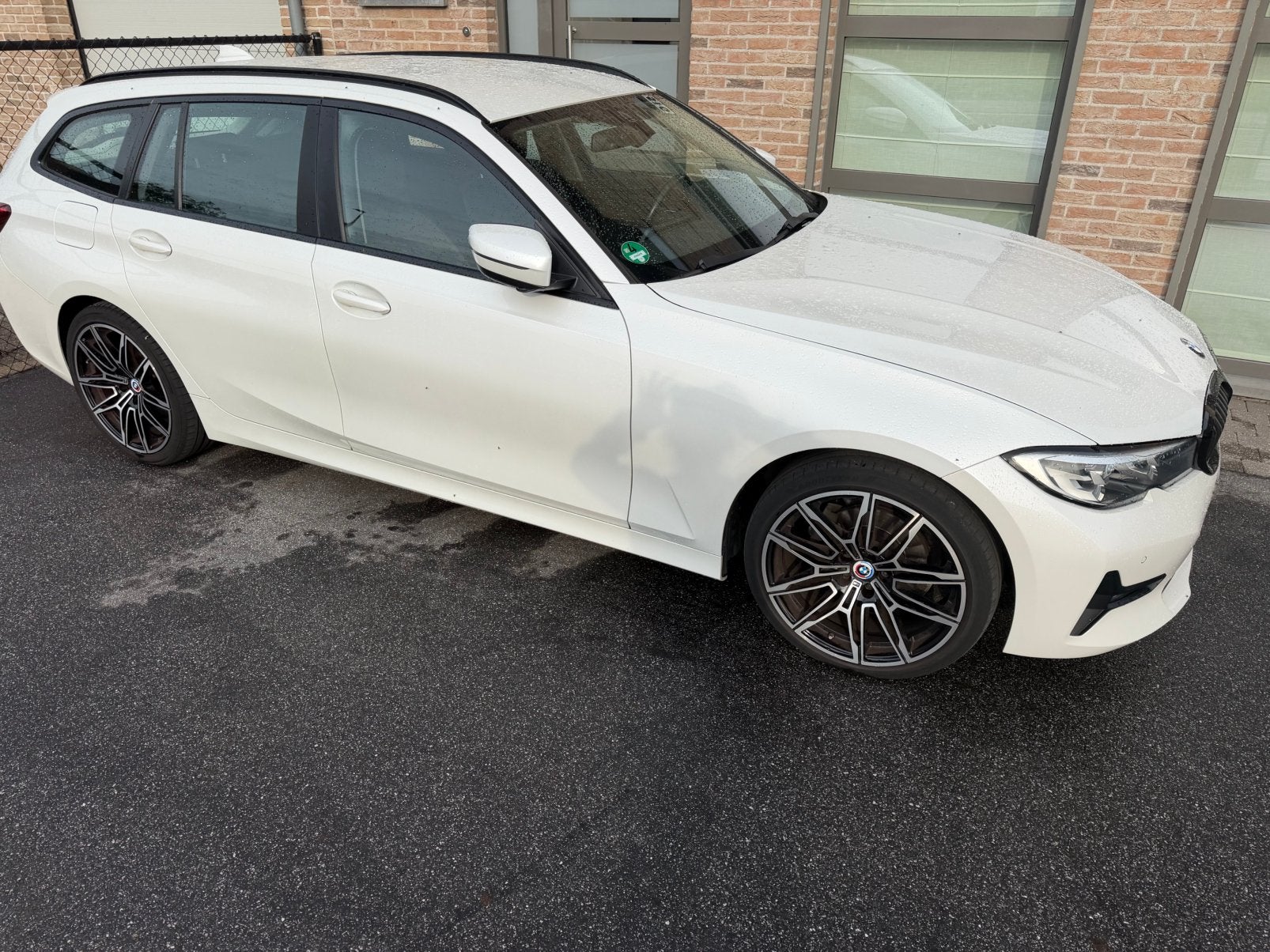 Bmw 318da touring, Auto's, Automaat, Lane Keeping Assist, Wit, 5 deurs