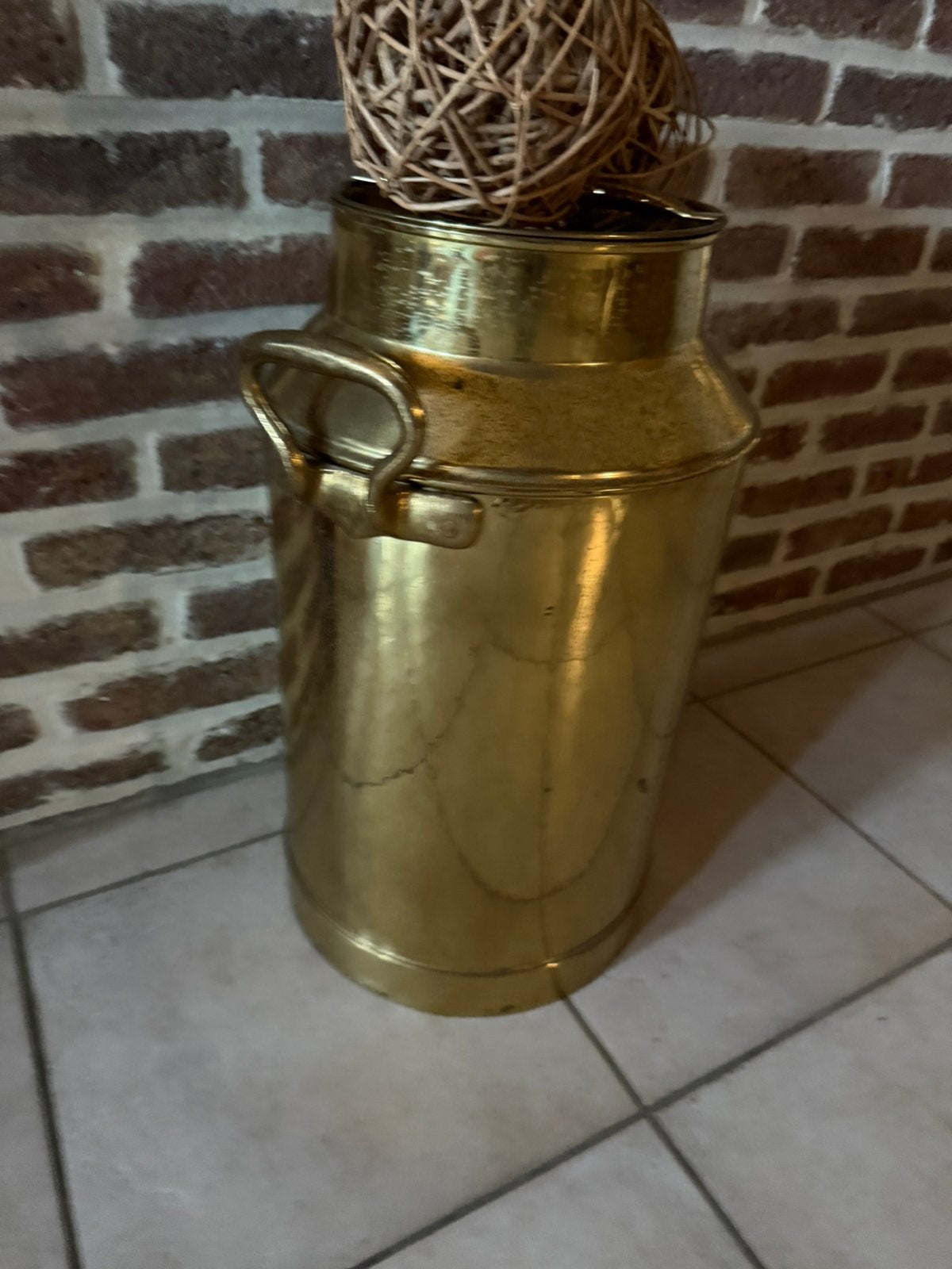 Prachtige Set: Vintage Koperen Melkkan & Paraplubak topstaat, Ophalen, Koper