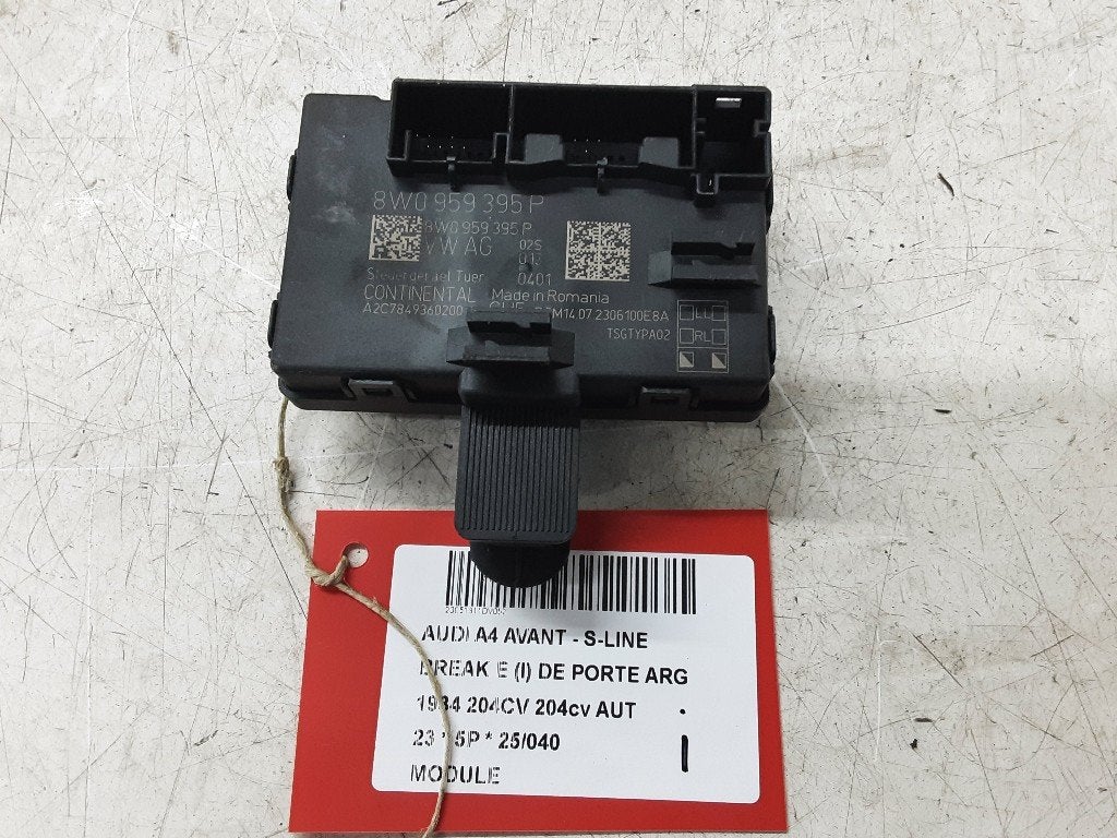 UNITE ELECTRONIQUE Audi A4 Avant (B9) (8W0959395P), Mevr. I. Hauben, Audi, Utilisé, Rue de l'Espoir 34 34
4030  GRIVEGNÉE, BE