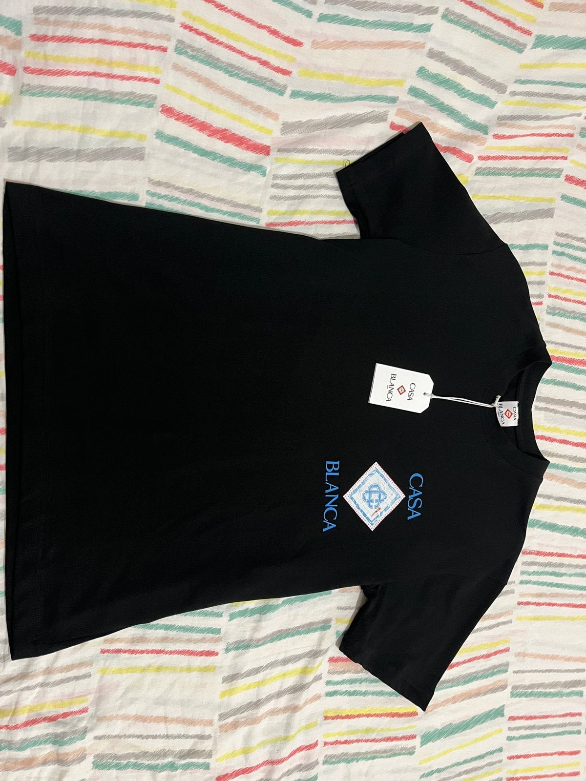 T shirt CASABLANCA taille S va a du M, Enlèvement ou Envoi, Neuf, Taille 48/50 (M), Noir