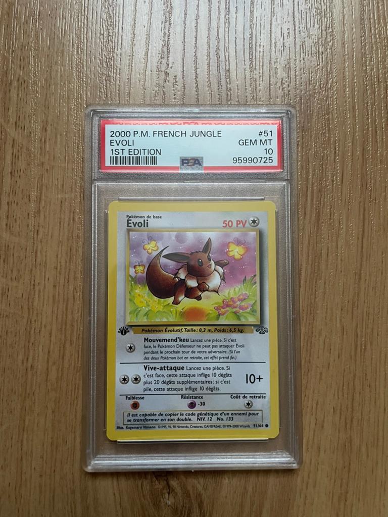 Pokémon 2000 : La jungle française : Évoli, 1ère édition, Hobby & Loisirs créatifs, Enlèvement ou Envoi, Neuf, Cartes en vrac