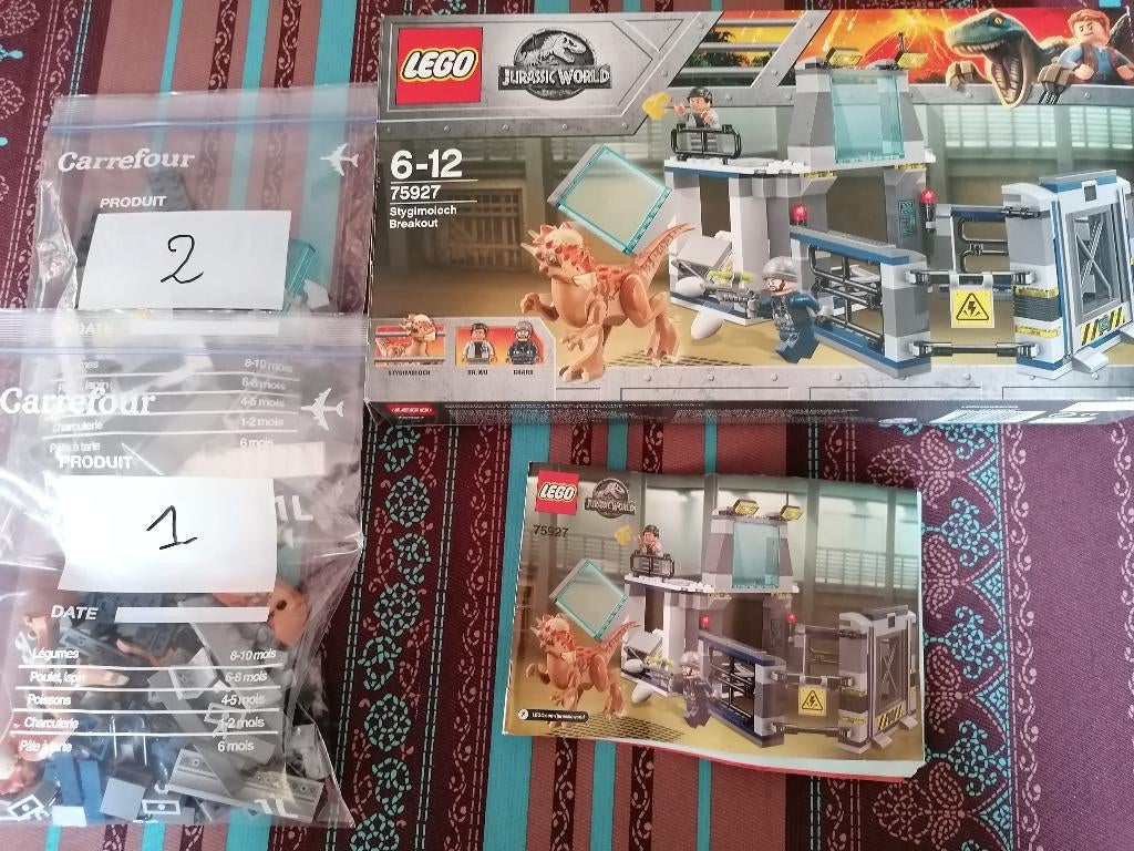 A vendre boite Lego, Ophalen, Gebruikt, Jurassic World, Lego