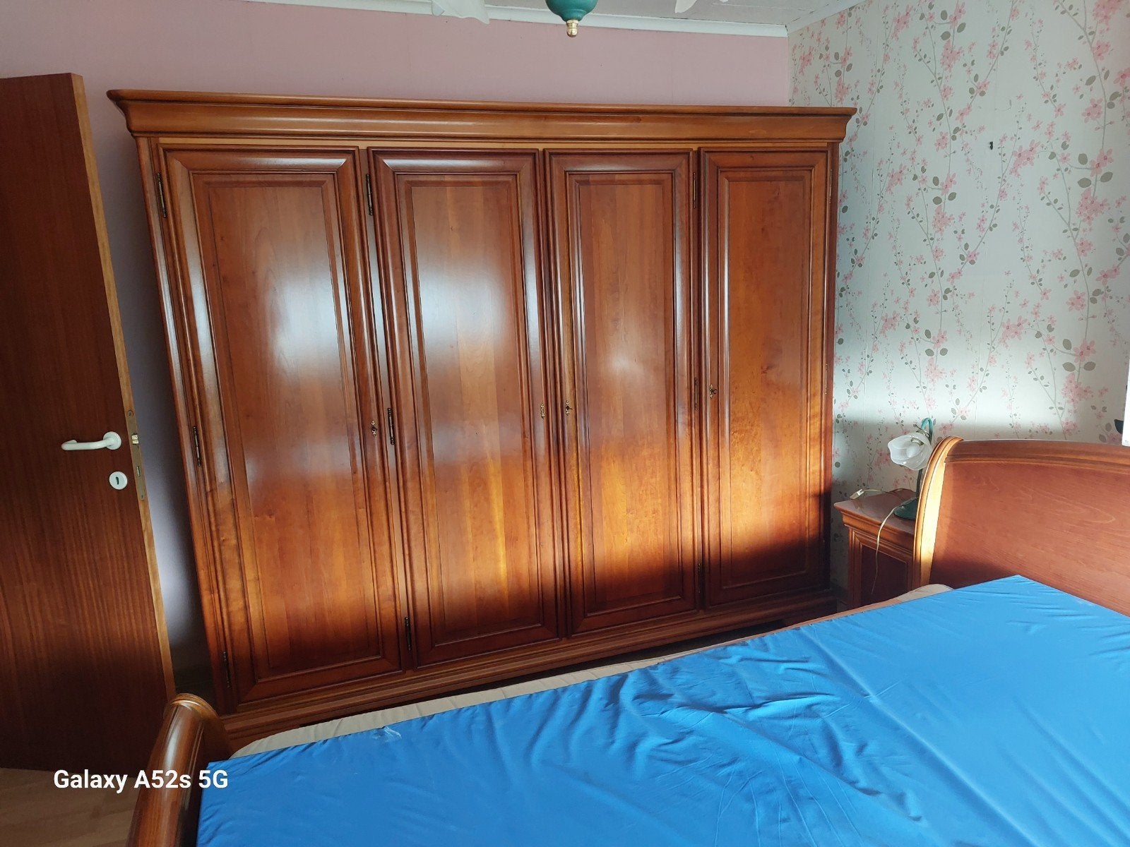chambre à coucher merisier, Enlèvement, Comme neuf, Deux personnes, Louis Philippe
