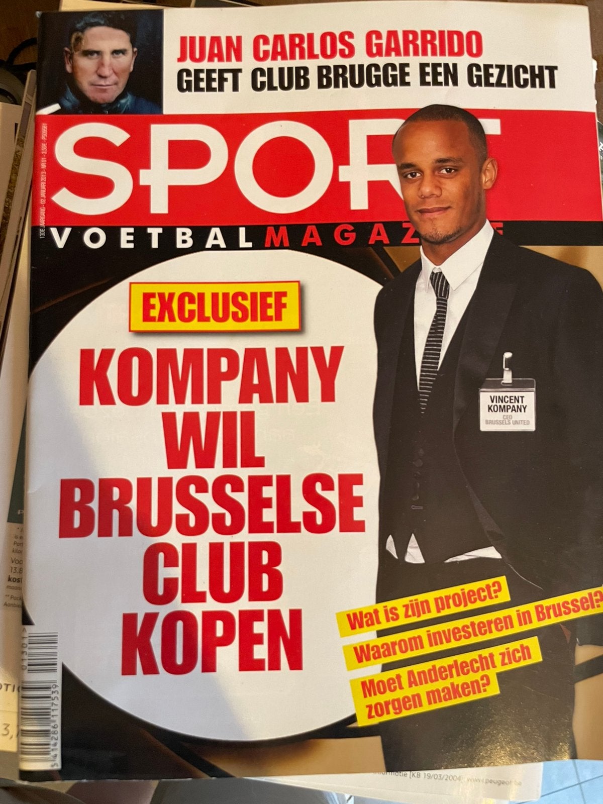 Sport voetbal magazine 2013, Ophalen, Zo goed als nieuw